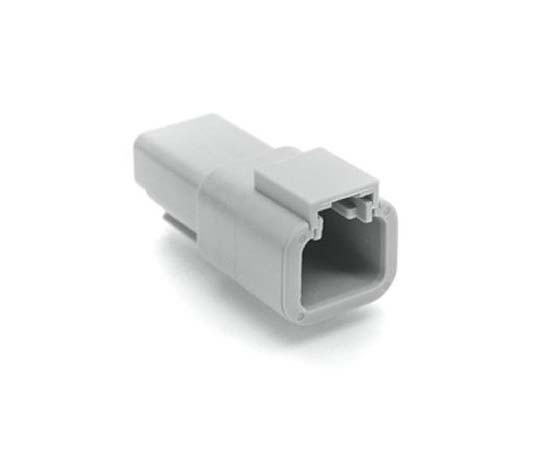自動車用コネクタ ATPシリーズ 2極 メス 25A グレー ケーブルマウント IP67 1袋（400個入）