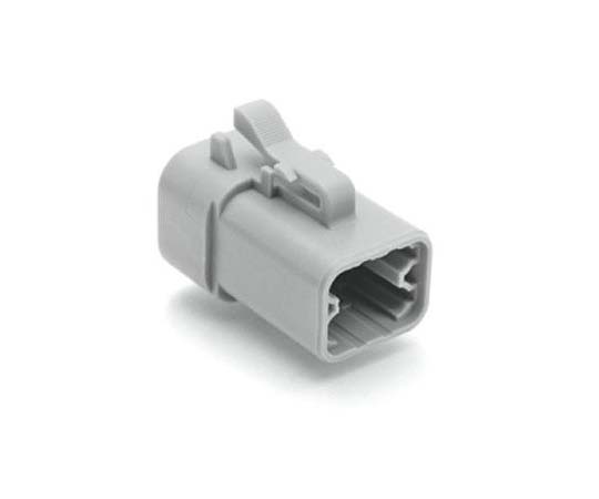 自動車用コネクタ ATPシリーズ 4極 オス 25A グレー ケーブルマウント IP67 1袋（550個入）