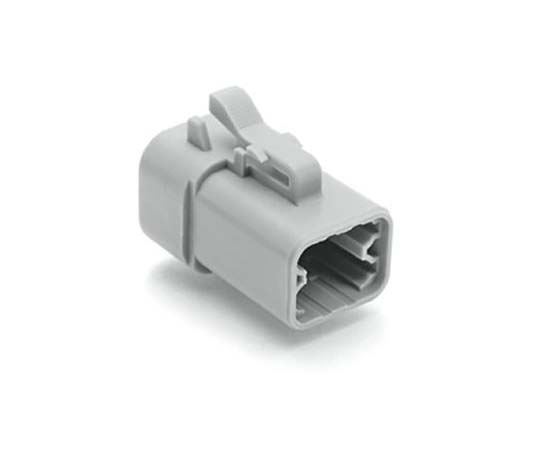 自動車用コネクタ ATPシリーズ 4極 オス 25A グレー ケーブルマウント IP67 1袋（2個入）