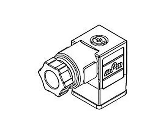 DIN43650ソレノイドコネクタ 121023シリーズ DIN43650 2P+E IP65 IP67 1袋（5個入）