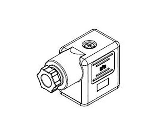 DIN43650ソレノイドコネクタ 121023シリーズ DIN43650 2P+E IP65 IP67 1袋（5個入）