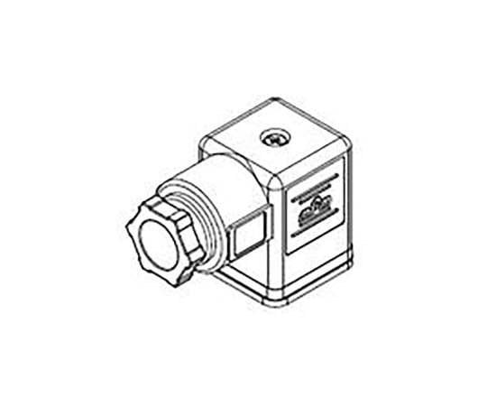 DIN43650ソレノイドコネクタ 121023シリーズ DIN43650 3P IP65 IP67 1袋（5個入）