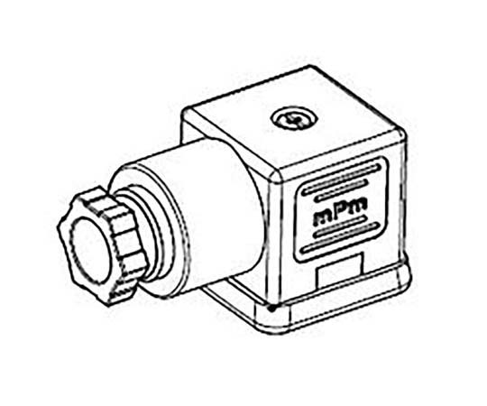 DIN43650ソレノイドコネクタ 121023シリーズ DIN43650 2P+E IP65 IP67 1袋（5個入）