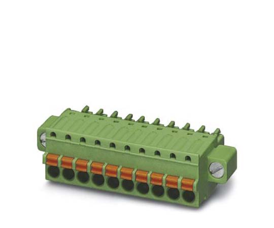 基板用端子台　FK-MCPシリーズ　3.5mmピッチ　1列　10極　緑