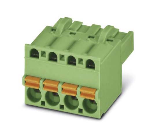 基板用端子台　FKCTシリーズ　5.08mmピッチ　1列　4極　緑