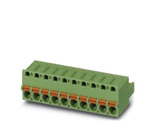 基板用端子台　FKCシリーズ　5.08mmピッチ　1列　10極　緑