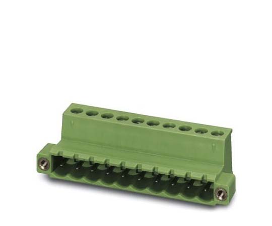基板用端子台　ICシリーズ　5.08mmピッチ　1列　16極　緑