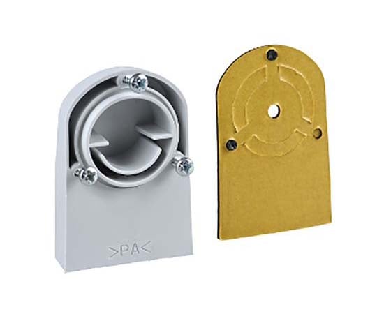 換気 グリル 47 x 22.5 x 69mm グレー 1袋（2個入）