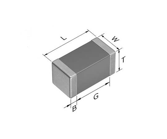 積層セラミックコンデンサ（MLCC） 7pF 100V dc ±0.5pF 1セット（500個入）