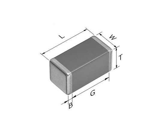 積層セラミックコンデンサ（MLCC） 33pF 50V dc ±5％ 1セット（1000個入）