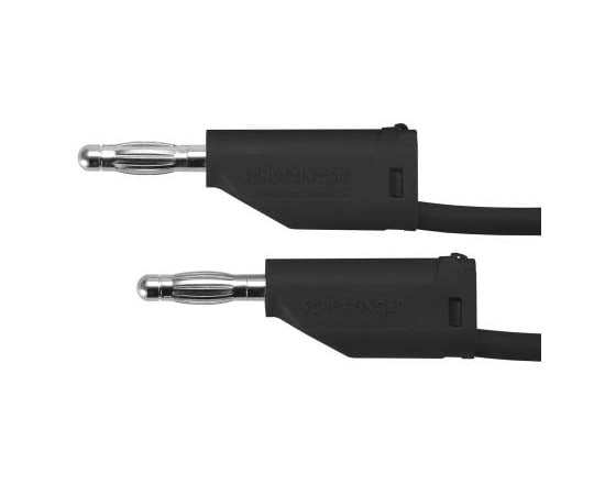 4 mmコネクタテストリード 33 V ac　70 V dc　黒　1000mm