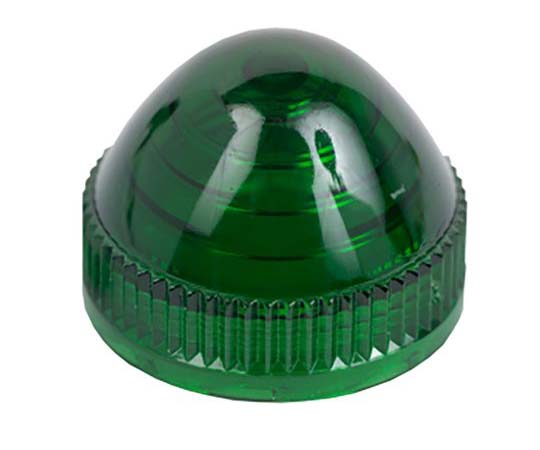 パイロットライトヘッド 緑 パネル取り付け取付