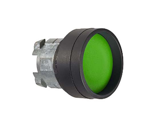 押ボタンヘッド　ZB4 スプリングリターン　緑