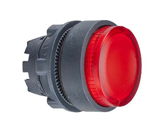 押ボタンヘッド　ZB5 スプリングリターン　赤