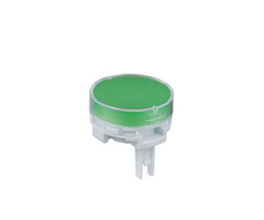 押しボタンスイッチ用キャップ 緑/クリア 19 (Dia.) x 10mm