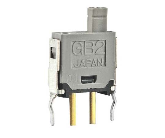 押しボタンスイッチ 0.4 VA Off-(On) スルーホール 単極単投(SPST)