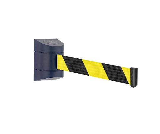 Wall mount barrier　Yellow/black Webbing