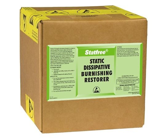 静電気拡散性復活床磨き剤　スタットフリー　9.46リットル箱入り