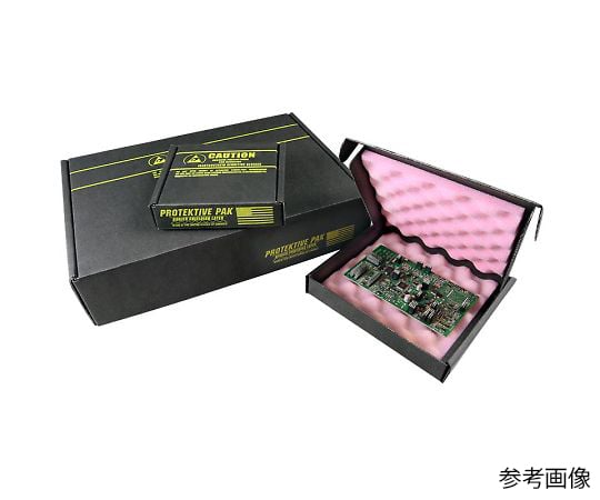 電子部品梱包箱　スポンジ付　229mm×191mm×64mm