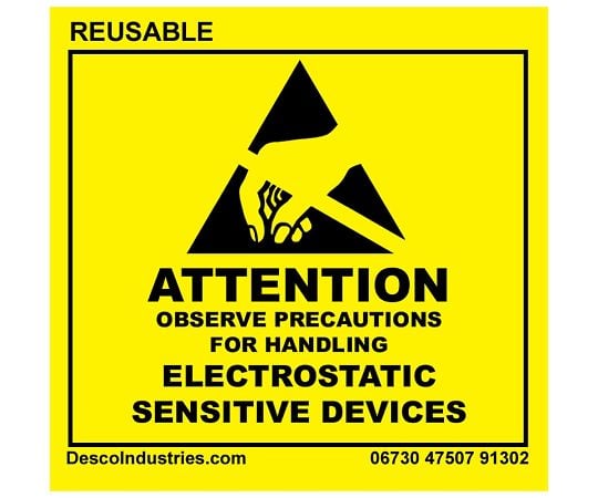 ラベル　「ATTENTION」　RS-471　再利用可　500枚