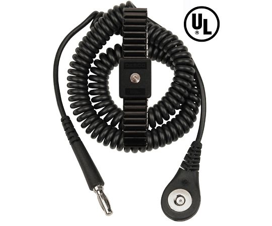 リストストラップ　伸縮性プレミアムメタル　Sサイズ　コード長さ　1.83m　4mm