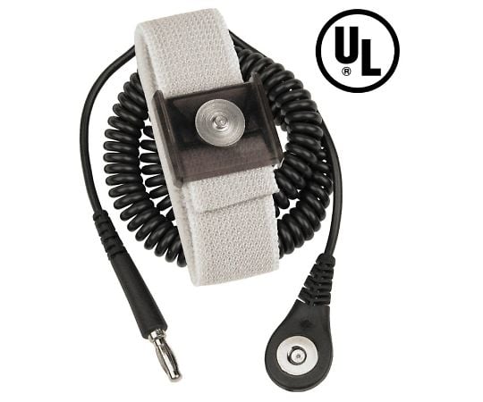 リストストラップ　JEWEL　マグネット嵌合　伸縮性長さ調整機能付き　黒　3.66m