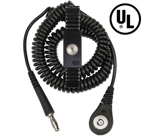 リストストラップ　JEWEL　マグネット嵌合　金属長さ調整機能付き　黒