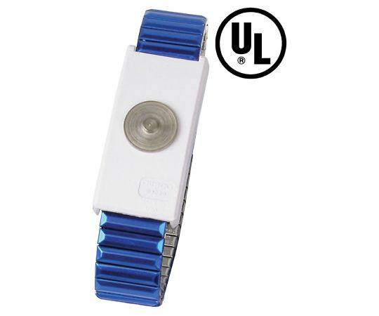 リストバンド　JEWEL　マグネット嵌合　金属長さ調整機能付き　青