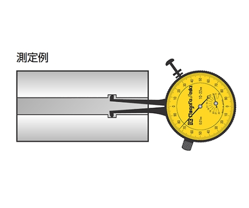 64-2952-15 ダイヤルキャリパゲージ 内側 3-9mm 一般校正付 AI-0