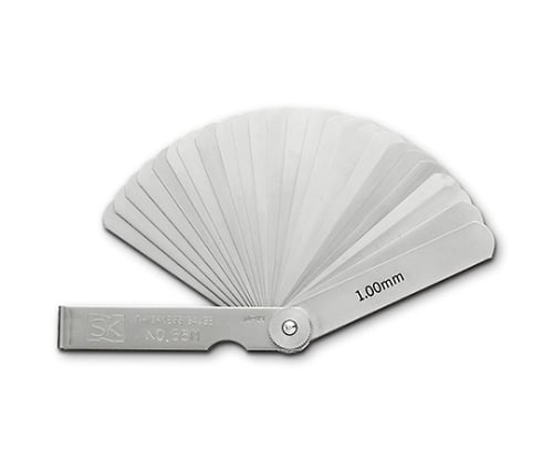 シクネスゲージ 75mm 一般校正付 1セット（19枚入）