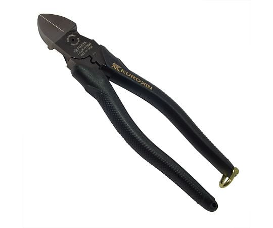 電工名人偏芯薄刃ニッパ（黒金）　186mm