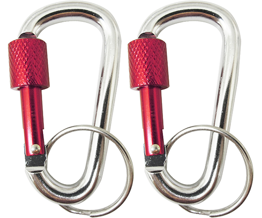 ロック式スナップフック　赤