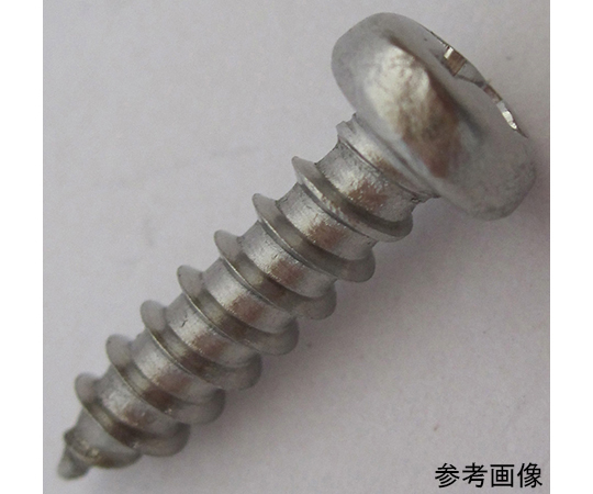 64-3231-69 ステン鉄板木ネジ ナベ+ 3.5×20mm 8個入 2F285