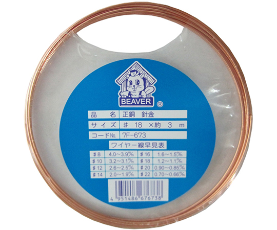 正銅針金　#18