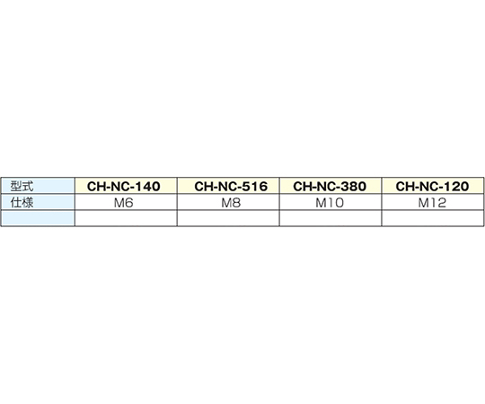 ゴムキャップ（M6）　CH-NC140