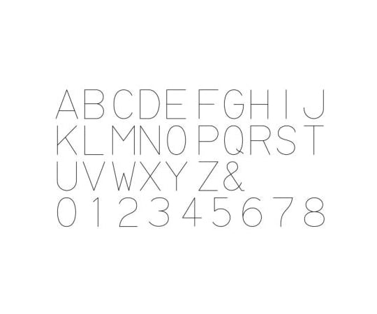 数字刻印セット