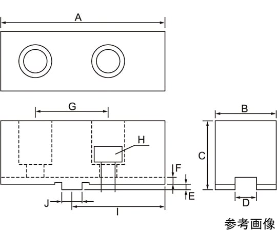 64-3270-46 北川鉄工所 スクロールチャック用 AL-SBS アルミ生爪 AL