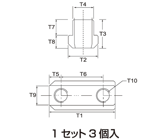 豊和工業　油圧・エアチャック用　Tナット（ジョーナット）　T-H01MA-15