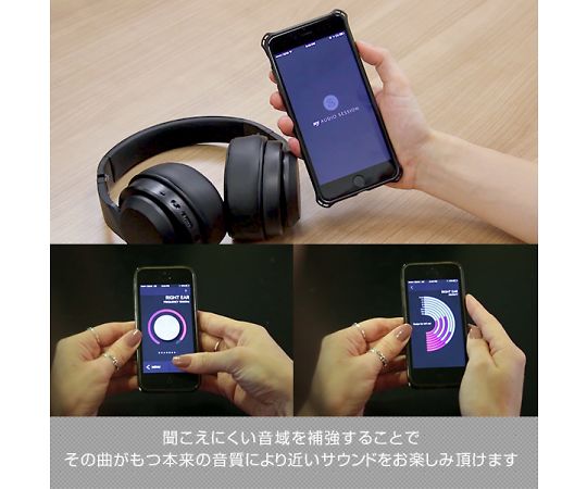 My Audio Session ブラック CT-MAS ヘッドホン 64-3286-18 ヘッドホン My Audio Session CT-MAS 【AXEL】 アズワン