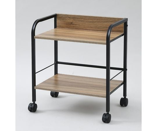 取扱を終了した商品です］ラック 4段 キャスター付き YZCR-4(OAK/BK