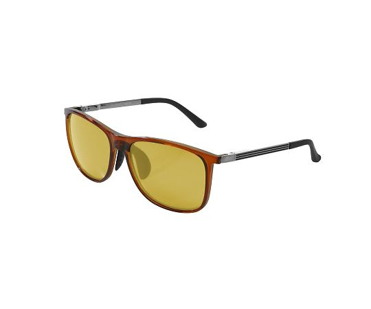 夜間用グラス　クリアブラウン