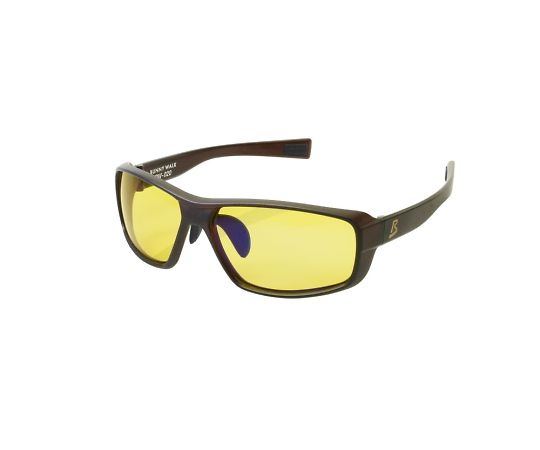 夜間用グラス　クリアブラウン