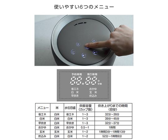 ［取扱停止］acorde(アコルデ)　マイコン式炊飯器　3合　GJH-M300(CG)