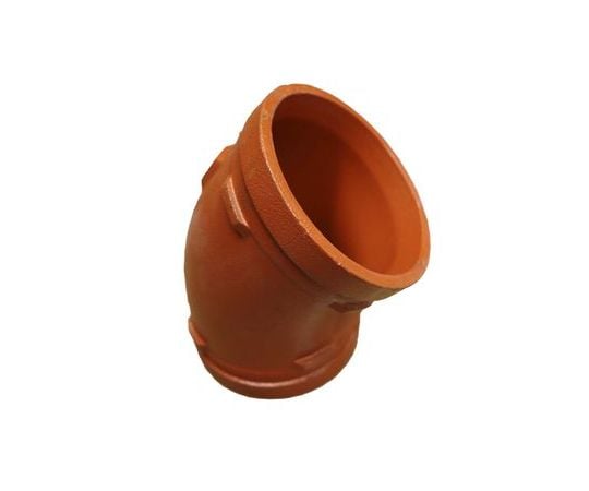 トップフィッティング　45°エルボ　一次防錆塗装品