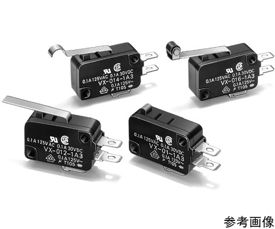 64-3386-10 小形基本スイッチ VX-01-1C23 【AXEL】 アズワン