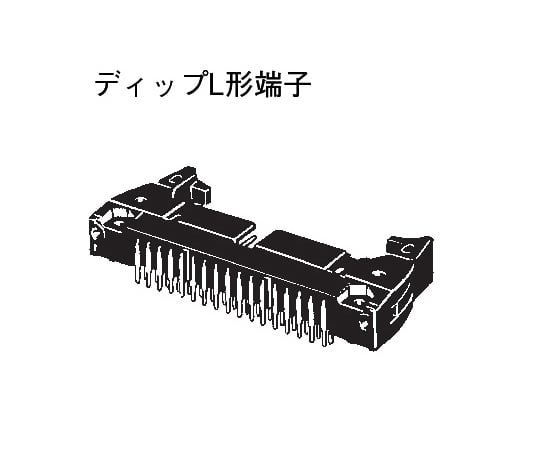 フラットケーブルコネクタ（汎用タイプ）　MILタイププラグ　ロングロック付き