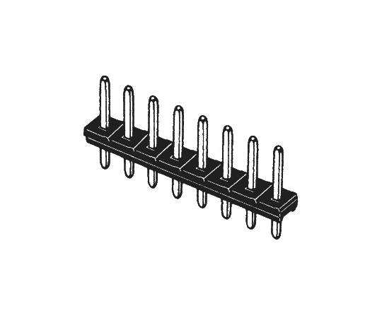 短絡専用プラグ　1列タイプ（ロープロファイル）　10個入