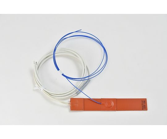 シリコンラバーヒーター　【熱電対1m、リード線延長1m】　100V　30W　25mm×150mm