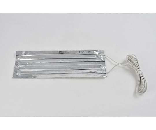 アルミ箔ヒーター100V　45W　100mm×300mm　リード線1m