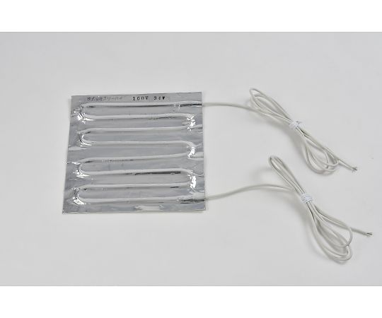 アルミ箔ヒーター100V　34W　150mm×150mm　リード線1m